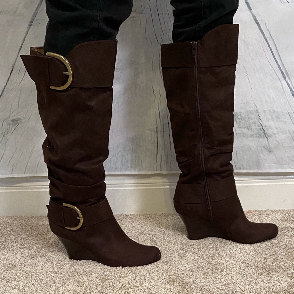 NWT Nordstrom Brown Sueded Boots